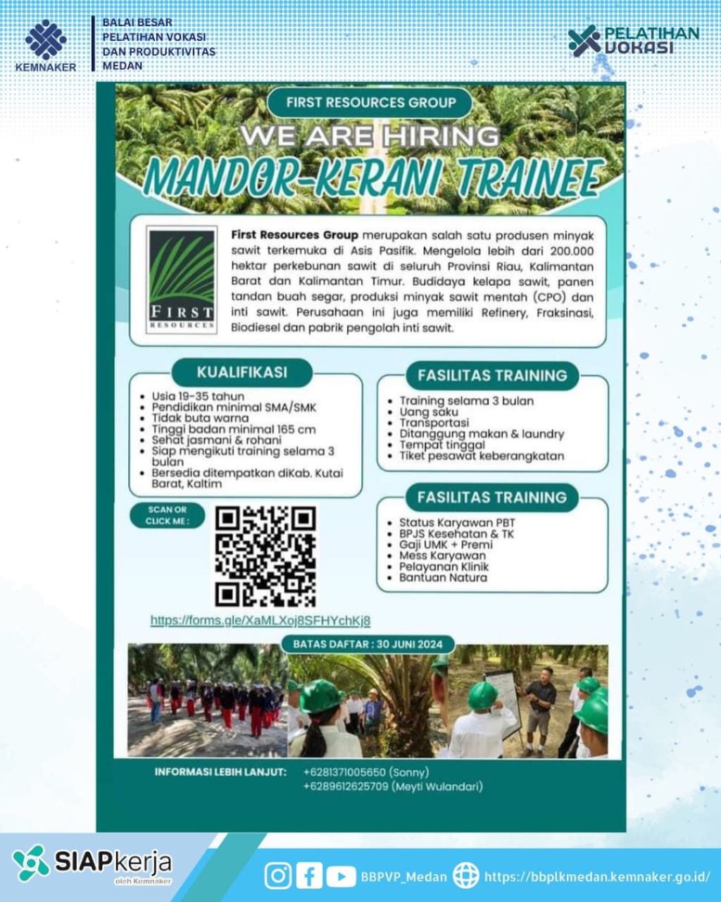 RECRUITMENT MANDOR TRAINEE BATCH IV 2024